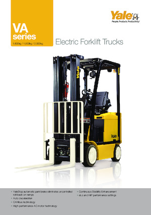 Електричні навантажувачі Yale ERC18VA