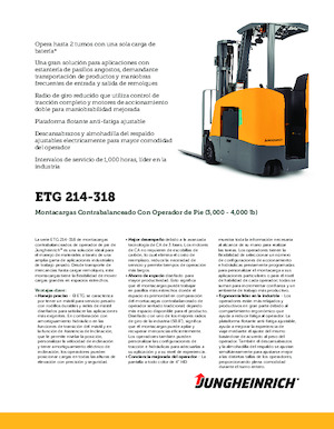 Електричні навантажувачі Jungheinrich ETG 214