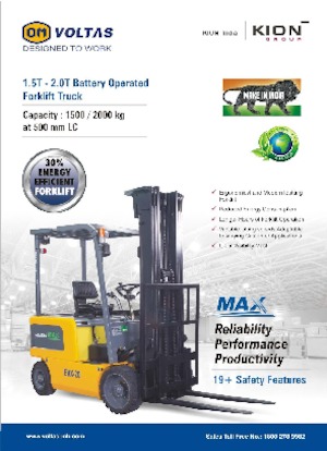 Електричні навантажувачі OM EVX15