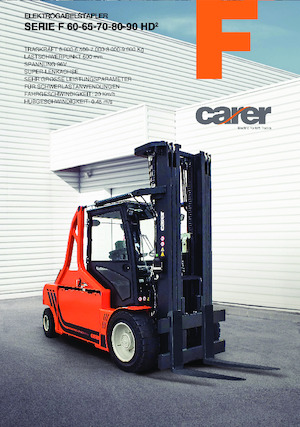 Електричні навантажувачі Carer F 80 HD²