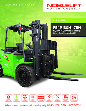 Електричні навантажувачі Noblelift FE4P130N