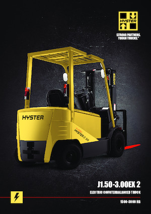 Електричні навантажувачі Hyster J3.00EX 2