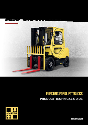 Електричні навантажувачі Hyster J3.5XTLG