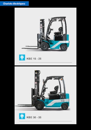 Електричні навантажувачі Baoli KBE 30