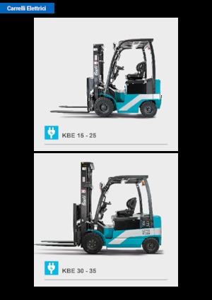 Електричні навантажувачі Baoli KBE 30