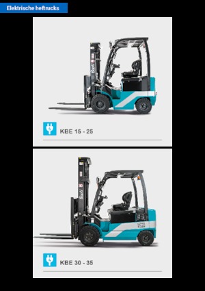 Електричні навантажувачі Baoli KBE 30