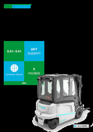 Електричні навантажувачі UniCarriers MX2-25