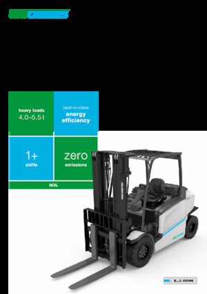 Електричні навантажувачі UniCarriers MXL-55H