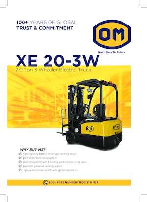 Електричні навантажувачі OM XE20 3W