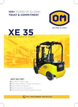 Електричні навантажувачі OM XE35