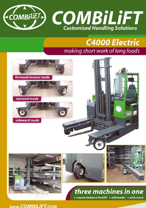 Дизельні різноспрямовані навантажувачі Combi-Lift C 4000 E