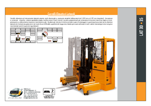 Електричні різноспрямовані навантажувачі OMG LAT 30