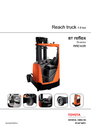 Електричні штабелері BT Reflex RRE 160 R