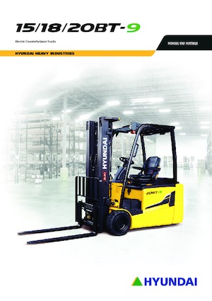 Електричні навантажувачі Hyundai 20 BT 9 ac