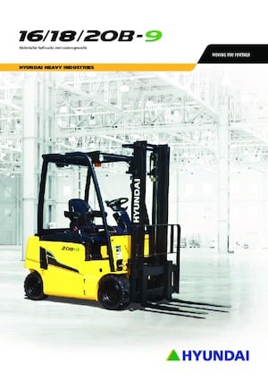 Електричні навантажувачі Hyundai 16B-9