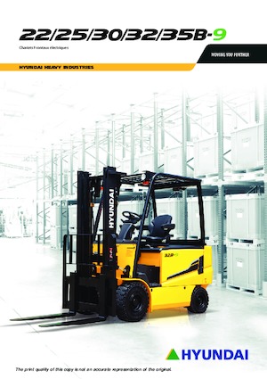 Електричні навантажувачі Hyundai 32B-9