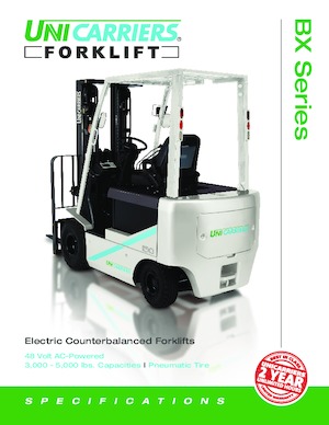 Електричні навантажувачі UniCarriers BXP30LN