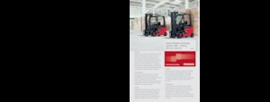 Електричні навантажувачі Linde E 30