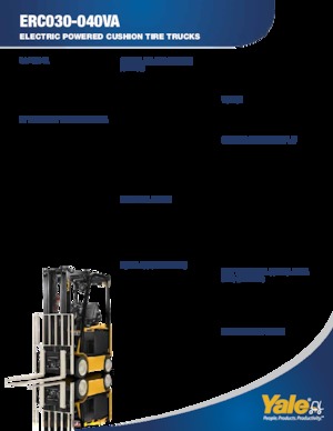 Електричні навантажувачі Yale ERC030VA