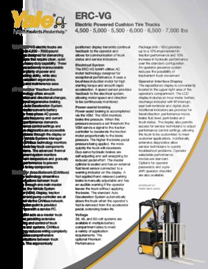 Електричні навантажувачі Yale ERC060VG