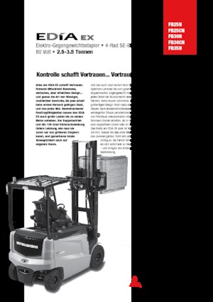 Електричні навантажувачі Mitsubishi FB25CN