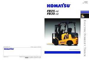 Електричні навантажувачі Komatsu FB30-12