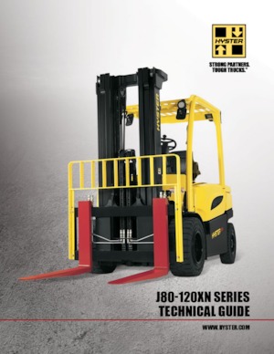 Електричні навантажувачі Hyster J80XN