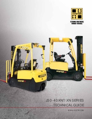 Електричні навантажувачі Hyster J40XN