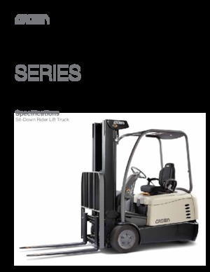 Електричні навантажувачі Crown SC 524X-40