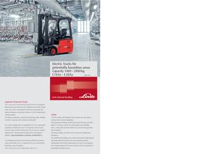 Електричні навантажувачі Linde E 20 EX PL