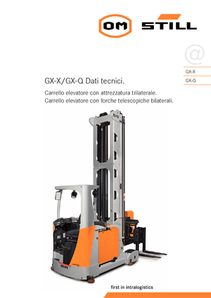 Електричні бічні завантажувачі Still GX-Q TR