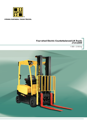 Електричні навантажувачі Hyster J1.6XN (MWB)