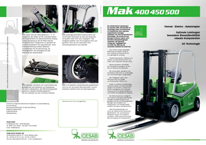 Електричні навантажувачі Cesab MAK 450 AC