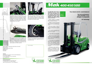 Електричні навантажувачі Cesab MAK 500 AC