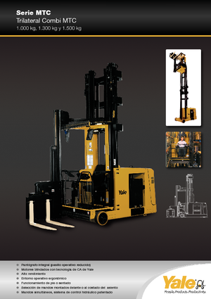 Електричні бічні завантажувачі Yale MTC13