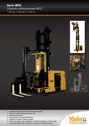 Електричні бічні завантажувачі Yale MTC13