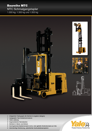 Електричні бічні завантажувачі Yale MTC13