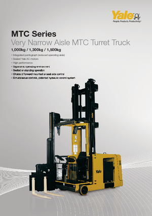 Електричні бічні завантажувачі Yale MTC13