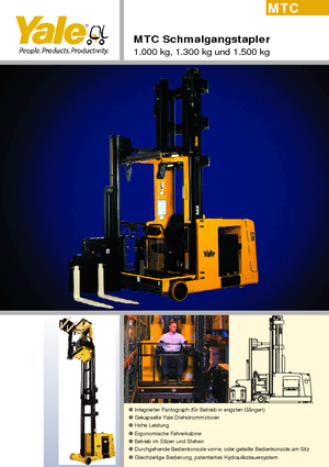 Електричні бічні завантажувачі Yale MTC15 SWB