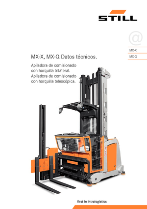 Електричні бічні завантажувачі Still MX-X