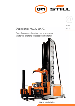 Електричні бічні завантажувачі Still MX-X