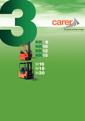 Електричні навантажувачі Carer N 18-3 ac