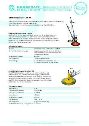 Мотоблоки Belidor-Noggerath LAP 45