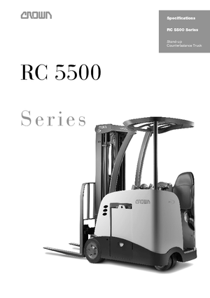 Електричні навантажувачі Crown RC 5530 1,5