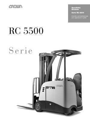 Електричні навантажувачі Crown RC 5540 1.8