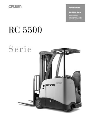 Електричні навантажувачі Crown RC 5540 1.8