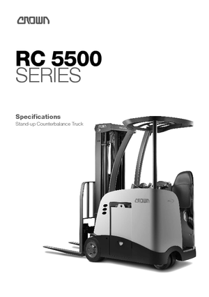Електричні навантажувачі Crown RC 5540 1.8