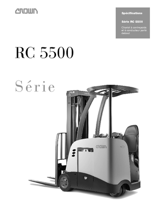 Електричні навантажувачі Crown RC 5540 1.8