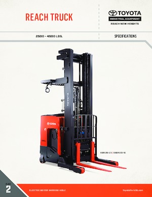Електричні штабелері Toyota 9BDRU13