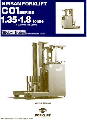 Електричні штабелері Nissan JHC 01 L 18 HU